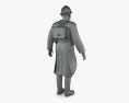 Soldat WWI Frankreich 3D-Modell