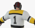 Hockey-Torhüter 3D-Modell