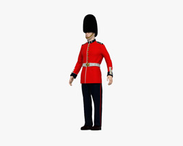 British Royal Guard 3D model