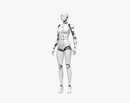 Cyborg Female Modelo 3d