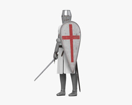 Crusader Knight 3D model