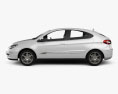 Chery A3 (J3) hatchback 5-door with HQ interior 2013 3d model side view