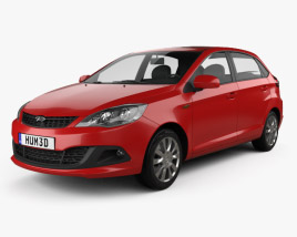 Chery A13 (Fulwin 2) Mk2 hatchback 2015 3D model