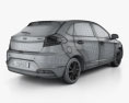 Chery A13 (Fulwin 2) Mk2 hatchback 2015 3d model