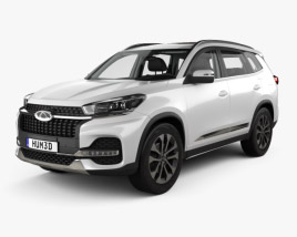 Chery Tiggo 8 con interior 2018 Modelo 3D