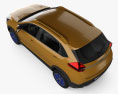 Chery Tiggo 3xe 2020 3d model top view