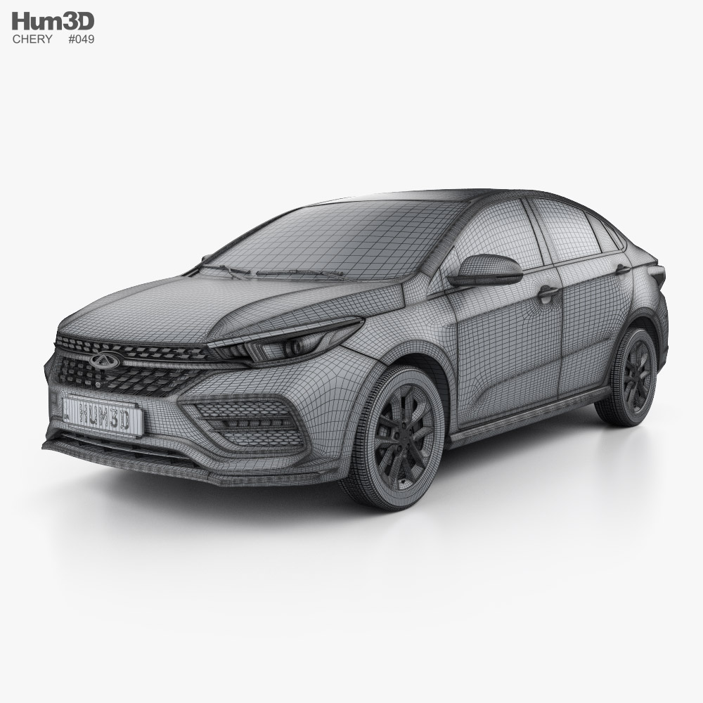 Chery Arrizo GX 2022 3D model - Vehicles on Hum3D