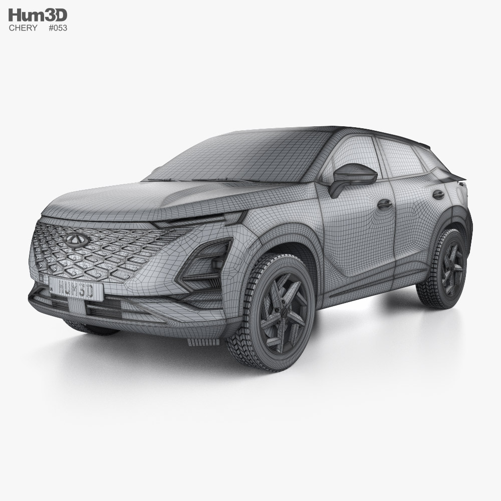 Chery Omoda 5 2021 3D model - Vehicles on Hum3D