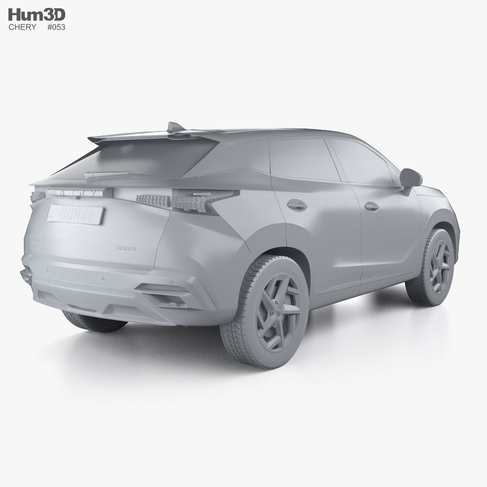 Chery Omoda 5 2021 3D model - Vehicles on Hum3D