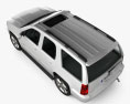 Chevrolet Tahoe (GMT900) 2010 3D-Modell Draufsicht