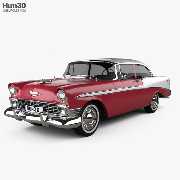 Chevrolet Bel Air Hard-top 1956 Modello 3D