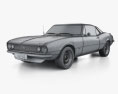 Chevrolet Camaro SS 1967 3Dモデル wire render