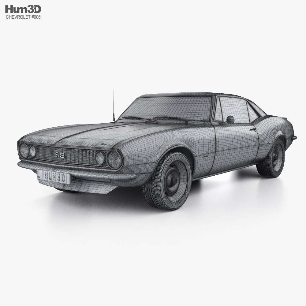 Chevrolet Camaro SS 1967 Modelo 3D - Vehículos on Hum3D