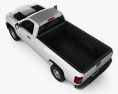 Chevrolet Silverado HD Regular Cab Long bed 2022 3d model top view