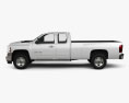 Chevrolet Silverado HD Extended Cab Long bed 2022 3d model side view