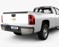 Chevrolet Silverado HD Extended Cab Long bed 2022 3d model