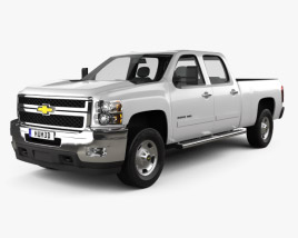 Chevrolet Silverado Crew Cab Standard bed 2022 3D model