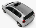 Chevrolet Aveo 5门 2009 3D模型 顶视图