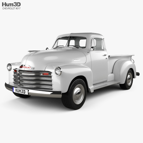 Chevrolet Advance Design Pickup 1951 Modello 3D