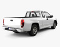 Chevrolet Colorado Extended Cab 2014 3d model back view