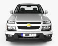 Chevrolet Colorado Extended Cab 2014 3d model front view