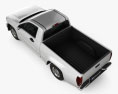 Chevrolet Colorado Regular Cab 2014 3d model top view