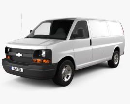 Chevrolet Express Panel Van 2022 3D 모델 
