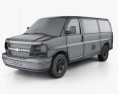 Chevrolet Express Carrinha 2003 Modelo 3d wire render