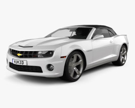 Chevrolet Camaro 2SS RS convertible 2014 3D model