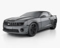 Chevrolet Camaro 2SS RS convertible 2014 3d model wire render