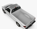 Chevrolet S10 Single Cab Long bed 2005 3D模型 顶视图