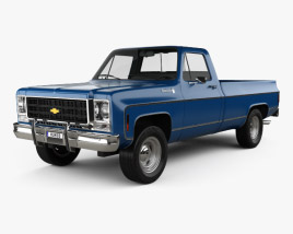 Chevrolet C/K Scottsdale Single Cab Standart bed 2022 3D model