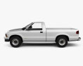 Chevrolet S10 Single Cab Standart bed 2005 3D 모델  side view