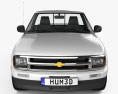 Chevrolet S10 Single Cab Standart bed 2005 3Dモデル front view