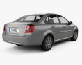 Chevrolet Lacetti sedan 2011 3d model back view