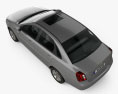Chevrolet Lacetti sedan 2011 3d model top view