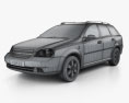 Chevrolet Lacetti Wagon 2011 3d model wire render