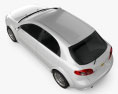 Chevrolet Lacetti hatchback 2011 3d model top view