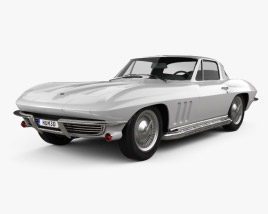 Chevrolet Corvette Sting Ray (C2) 1965 3D model