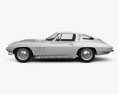 Chevrolet Corvette Sting Ray (C2) 1965 3D模型 侧视图