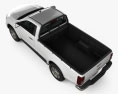Chevrolet Colorado S-10 Regular Cab 2016 3D-Modell Draufsicht