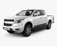 Chevrolet Colorado S-10 Crew Cab 2016 3d model