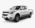 Chevrolet Colorado S-10 Extended Cab 2016 3Dモデル