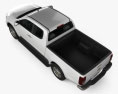 Chevrolet Colorado S-10 Extended Cab 2016 3D模型 顶视图