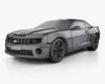 Chevrolet Camaro 2SS RS coupe 2014 3d model wire render