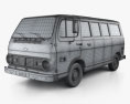 Chevrolet Sport Van 1968 3D-Modell wire render