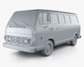 Chevrolet Sport Van 1968 3D-Modell clay render