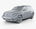 Chevrolet HHR Panel Van 2011 3d model clay render