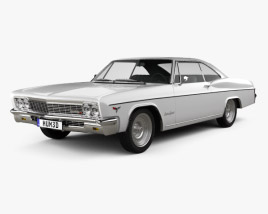 Chevrolet Impala SS Sport Coupe 1966 3Dモデル