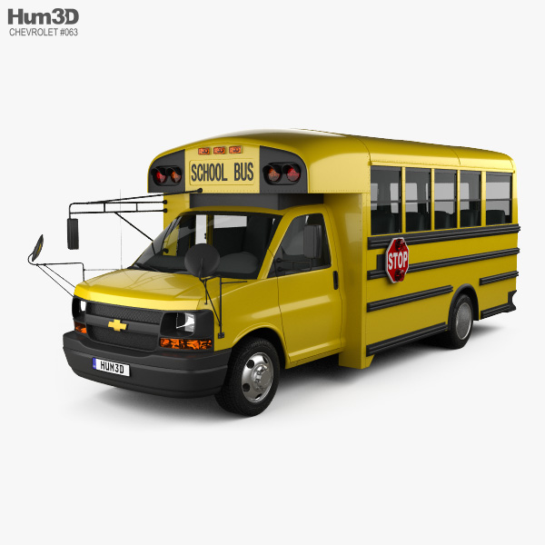Thomas Minotour School Bus 2012 3D model